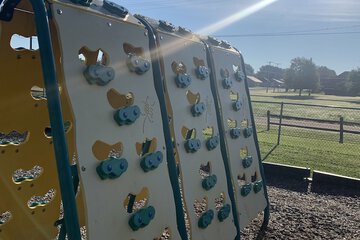 Outdoor rock climbing