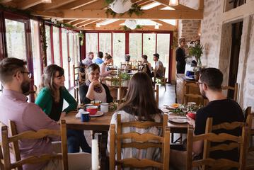 Breakfast area