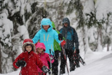 Snowshoeing
