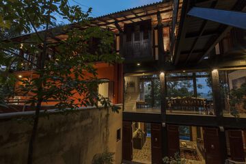Front of property - evening/night