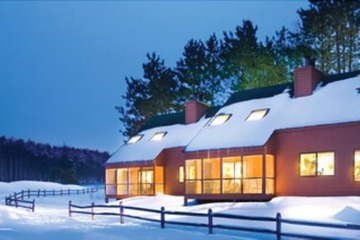 Front of property - evening/night