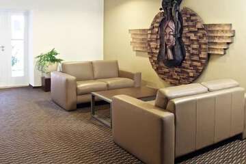 Lobby sitting area