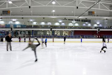 Ice skating
