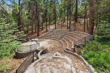 Outdoor banquet area