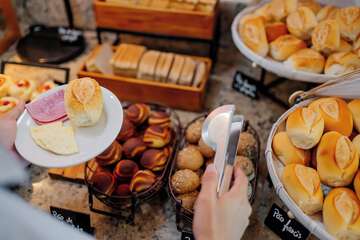 Breakfast buffet