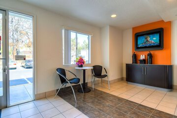 Lobby sitting area