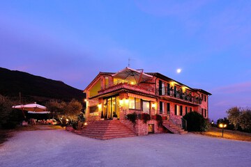 Front of property - evening/night