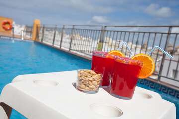 Rooftop pool