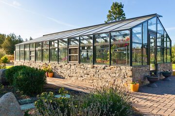 Outdoor banquet area