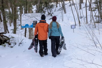 Snowshoeing
