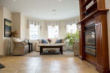 Lobby sitting area