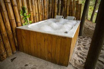 Private spa tub
