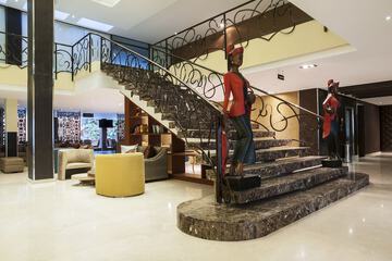 Interior entrance