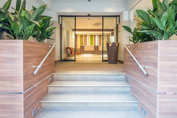 Interior entrance