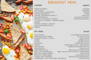 Breakfast meal