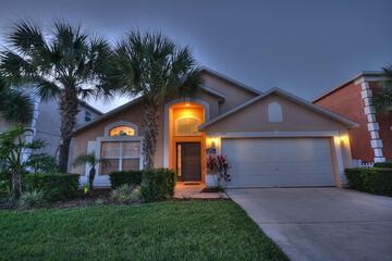 Front of property - evening/night