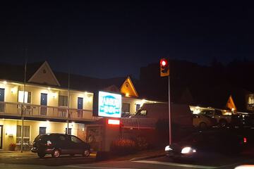 Front of property - evening/night