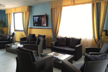 Lobby sitting area