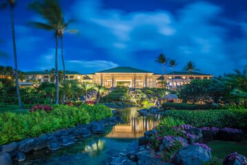 Front of property - evening/night