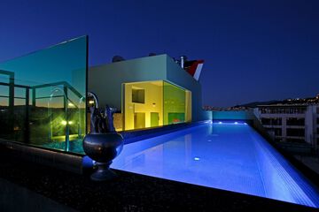 Rooftop pool