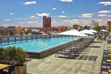 Rooftop pool
