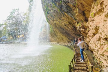 Pool waterfall