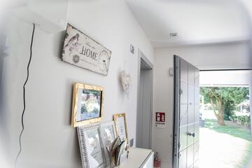 Interior entrance