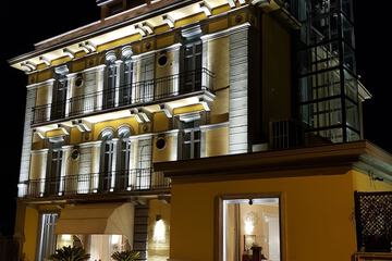 Front of property - evening/night