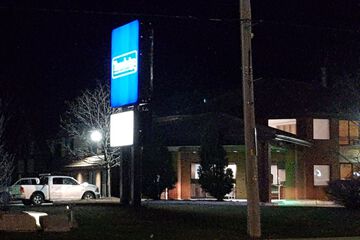 Front of property - evening/night