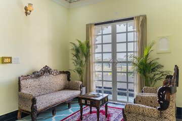 Lobby sitting area