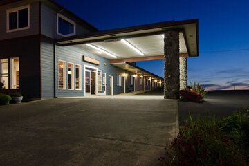 Front of property - evening/night