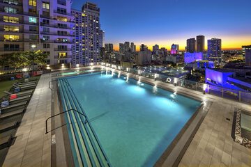 Rooftop pool