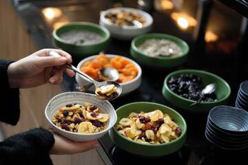 Breakfast buffet