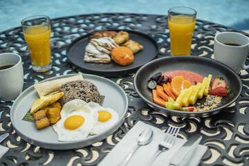 Breakfast buffet