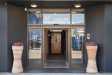 Interior entrance
