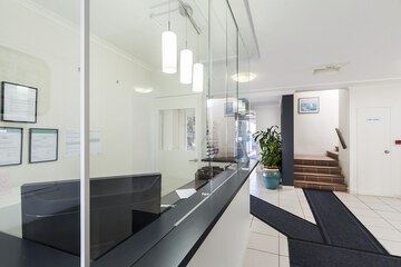 Check-in/check-out kiosk