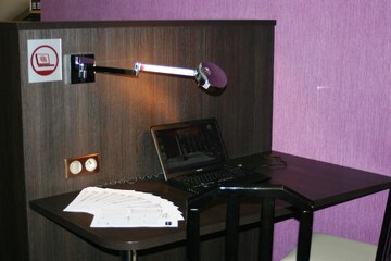 In-room business center