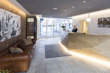 Interior entrance