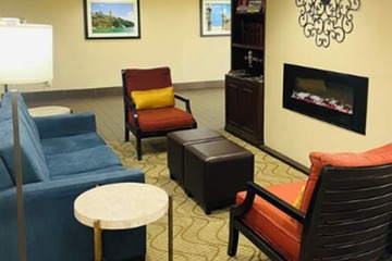 Lobby sitting area