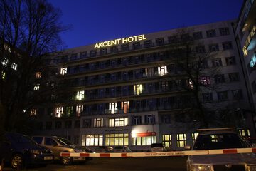 Front of property - evening/night