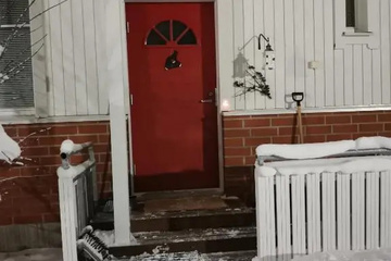 outside