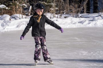 Ice skating