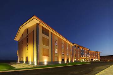 Front of property - evening/night