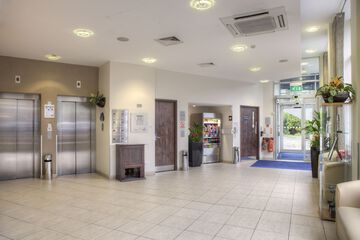 Interior entrance