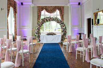 Indoor wedding