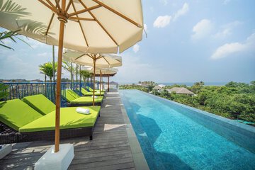Rooftop pool
