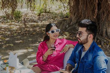 Couples dining