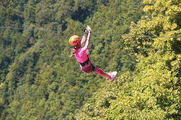 Ziplining