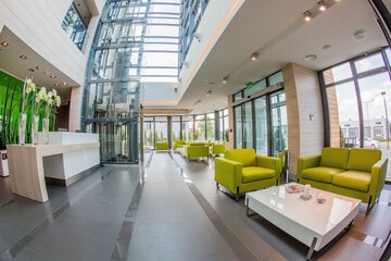 Lobby sitting area