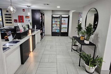 Check-in/check-out kiosk